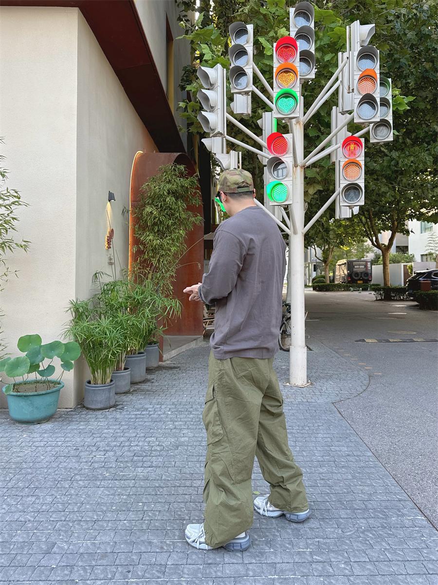 30代メンズファッション リラックスオーバーサイズプルオーバー