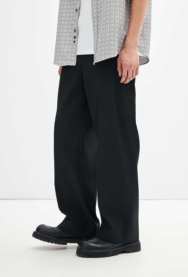 30代メンズファッション ゆったりシルエットワイドパンツ