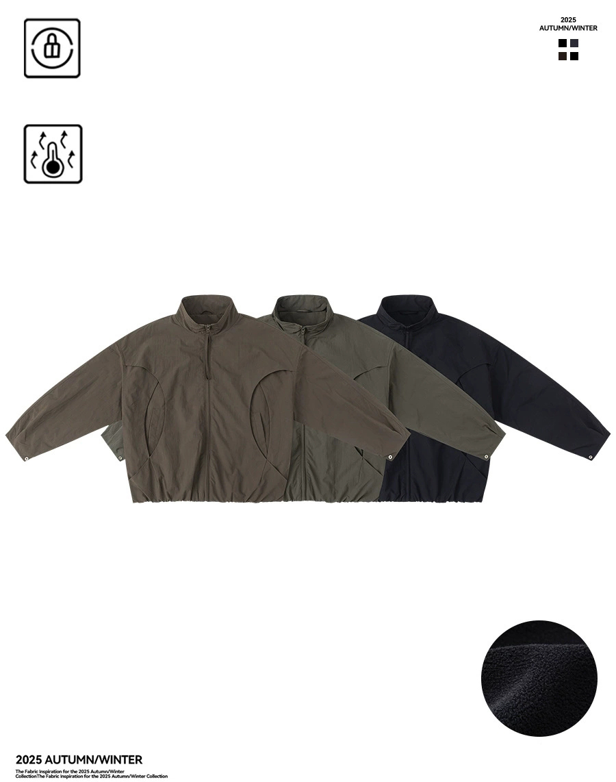 30代メンズファッション 防風防寒裏ボア付きアウトドアジャケット秋冬新作全3色