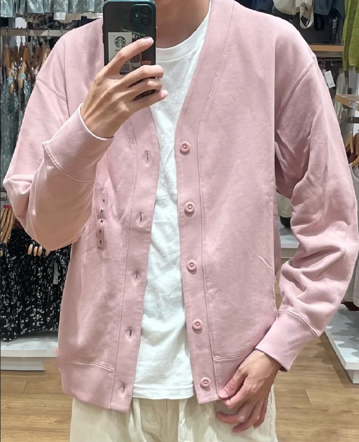 30代メンズファッション すっきりシルエット カーディガン