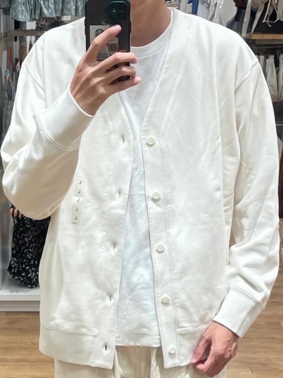 30代メンズファッション すっきりシルエット カーディガン