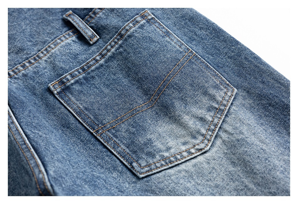 30代メンズファッション ワイドデニムパンツ ゆったりシルエット