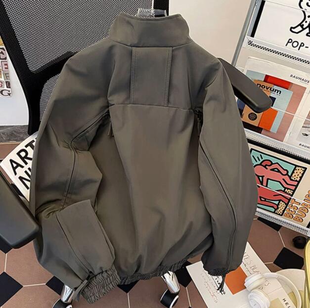 30代メンズファッション 立ち襟ジップアップジャケット メンズ アウター