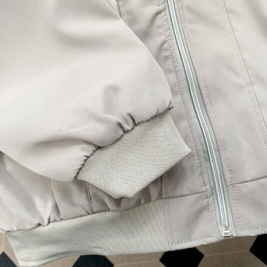 30代メンズファッション メンズ ノーカラー ボンバージャケット