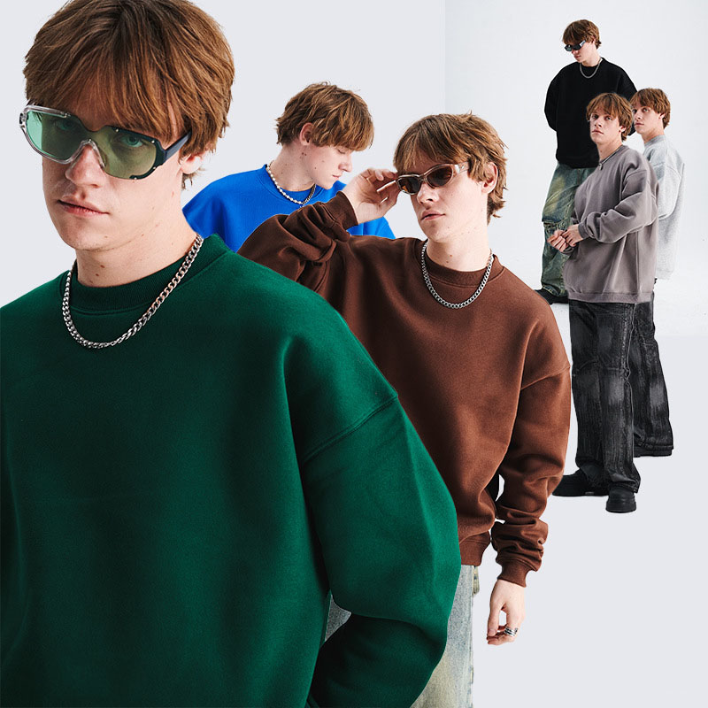 30代メンズファッション 無地トレーナー メンズ 男女兼用 春秋冬対応 全6色展開