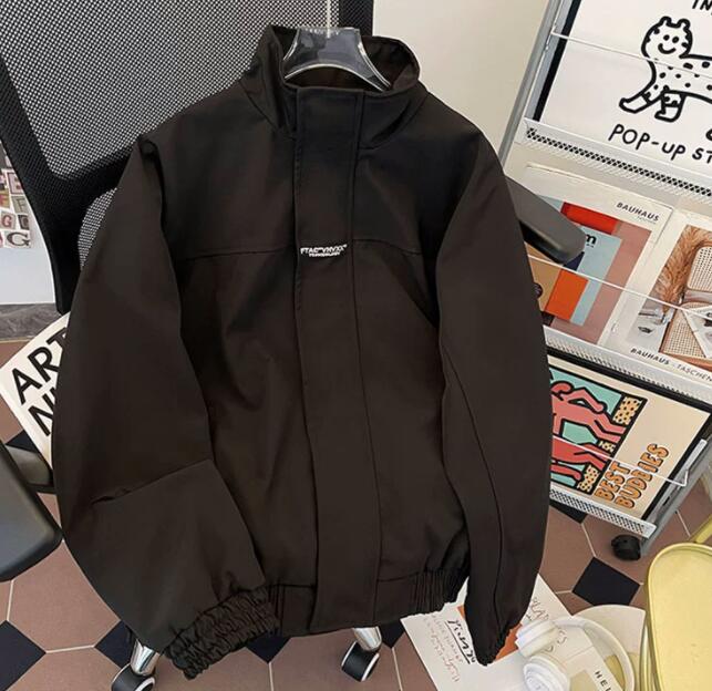 30代メンズファッション 立ち襟ジップアップジャケット メンズ アウター