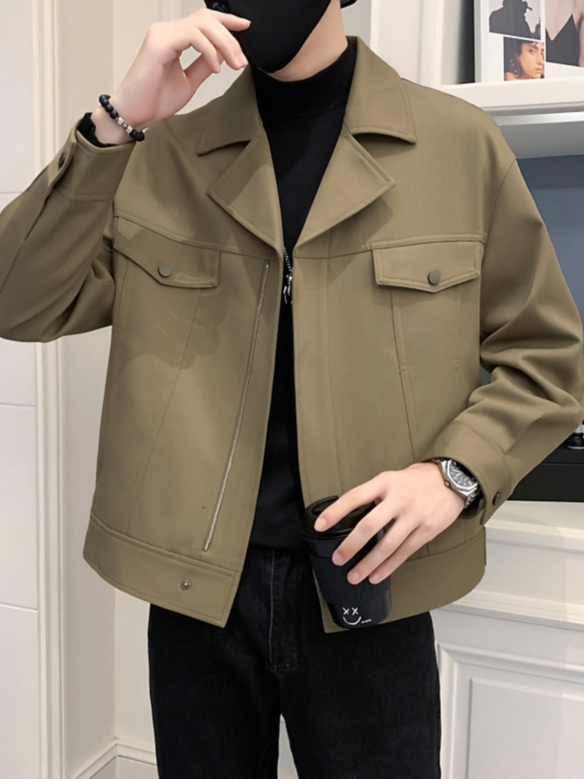 30代メンズファッション モダンワークジャケット