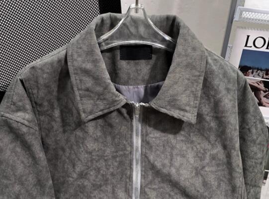 30代メンズファッション 絞り染風コーデュロイジャケット メンズアウター