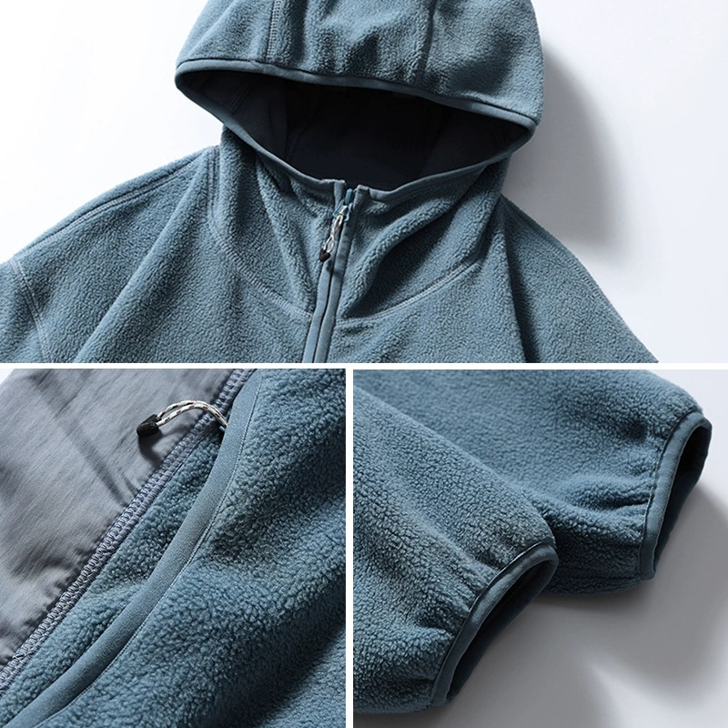 30代メンズファッション 無地ボア中綿ジャケットアウター