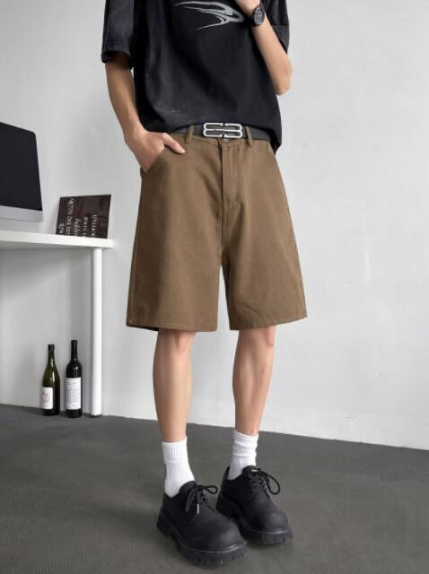 30代メンズファッション 大人の休日スタイル カジュアルハーフパンツ