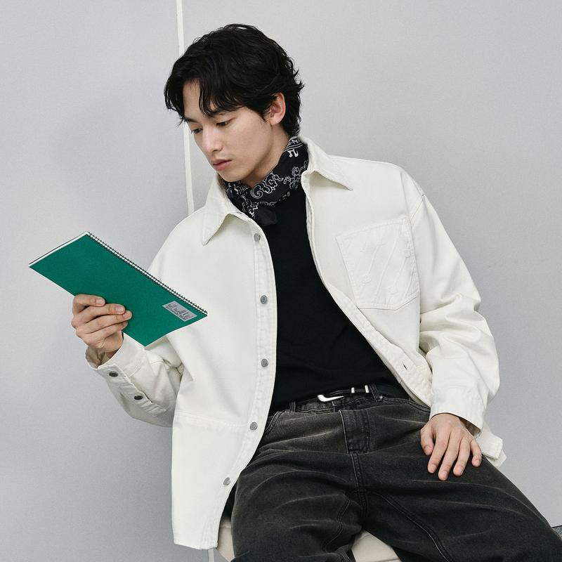 30代メンズファッション 洗練シャツジャケット