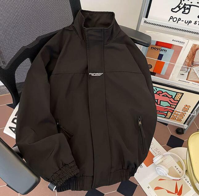 30代メンズファッション 立ち襟ジップアップジャケット メンズ アウター