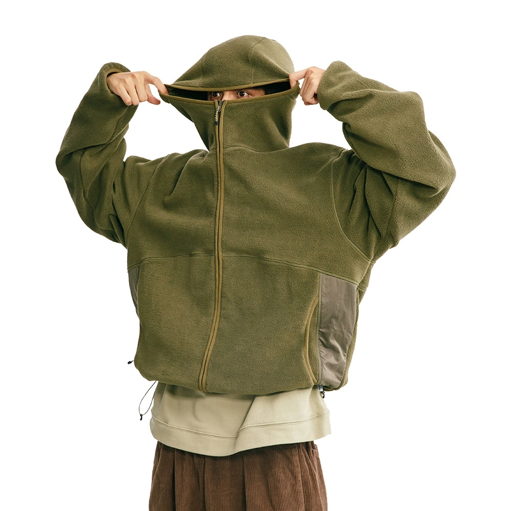 30代メンズファッション 無地ボア中綿ジャケットアウター