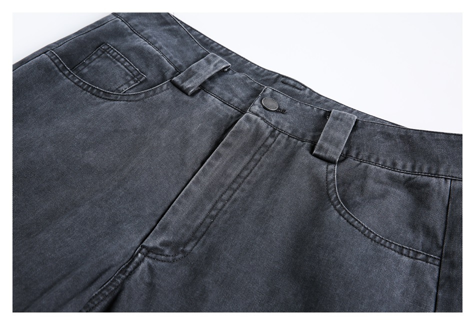 30代メンズファッション ワーク風ワイドパンツ サイドライン入り秋冬新作