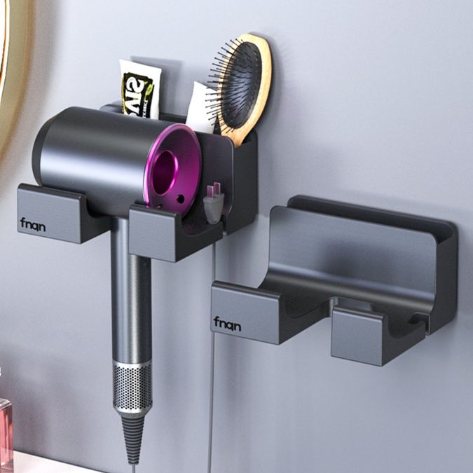 トイレ収納 壁掛け式ドライヤーホルダーラック