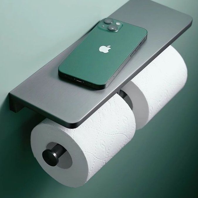 トイレ収納 スマート棚付きトイレットペーパーホルダー