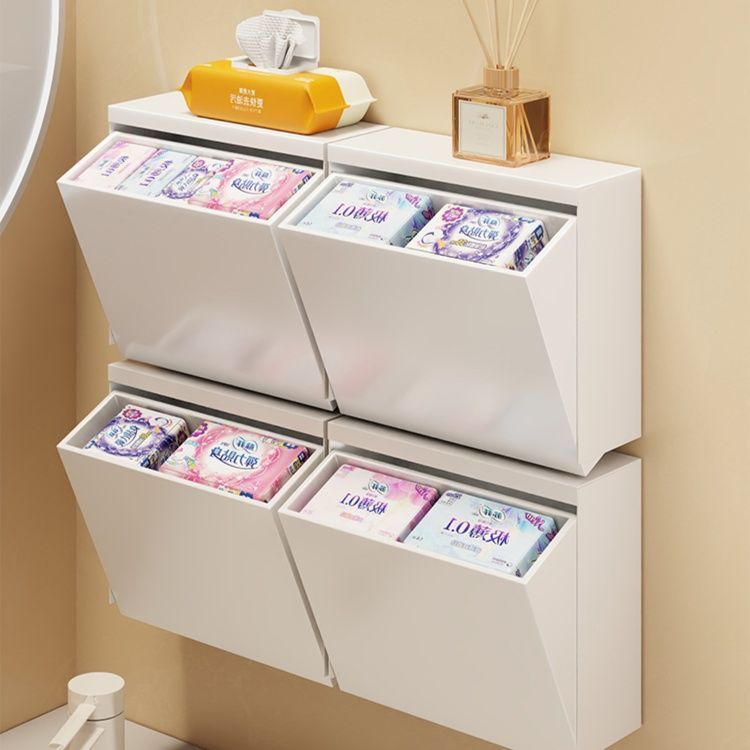 トイレ収納 壁掛け式ティッシュ収納ボックス
