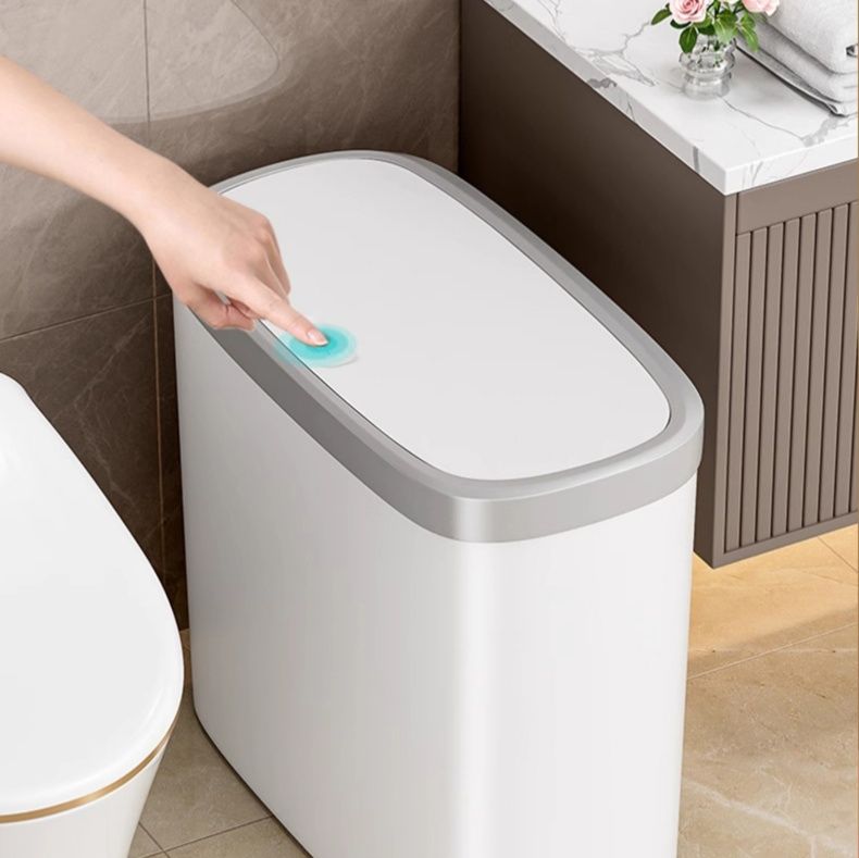 トイレ収納 薄型ワンタッチサニタリーボックス