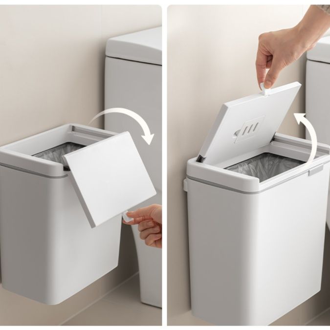 トイレ収納 壁掛け式スマートサニタリーボックス