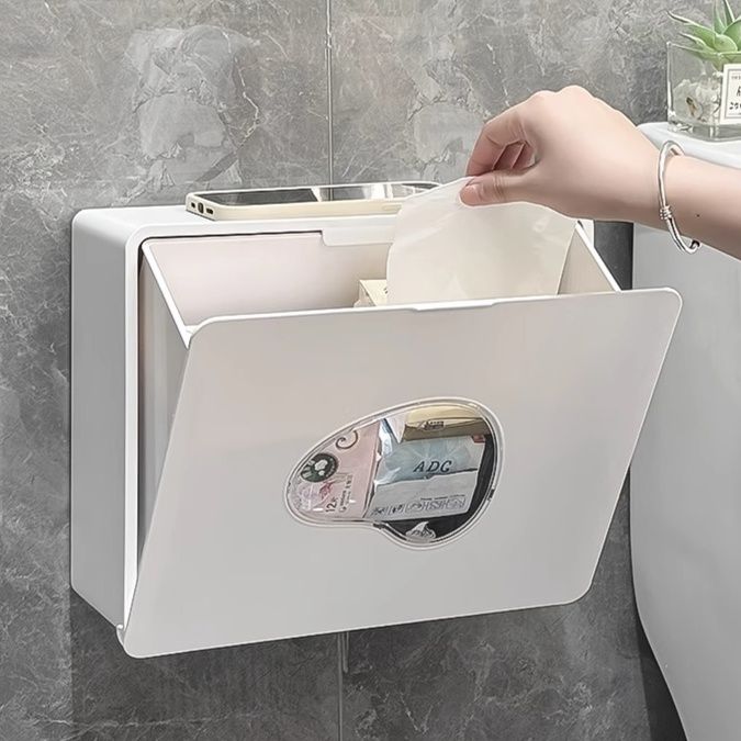 トイレ収納 防塵防湿ウォールポケット収納
