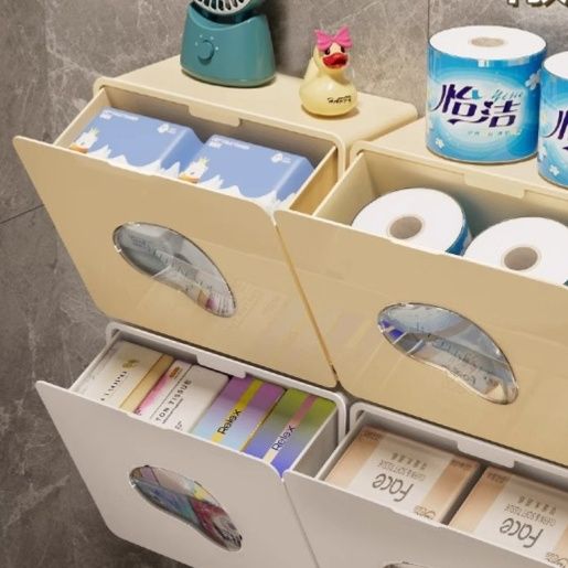 トイレ収納 防塵防湿ウォールポケット収納