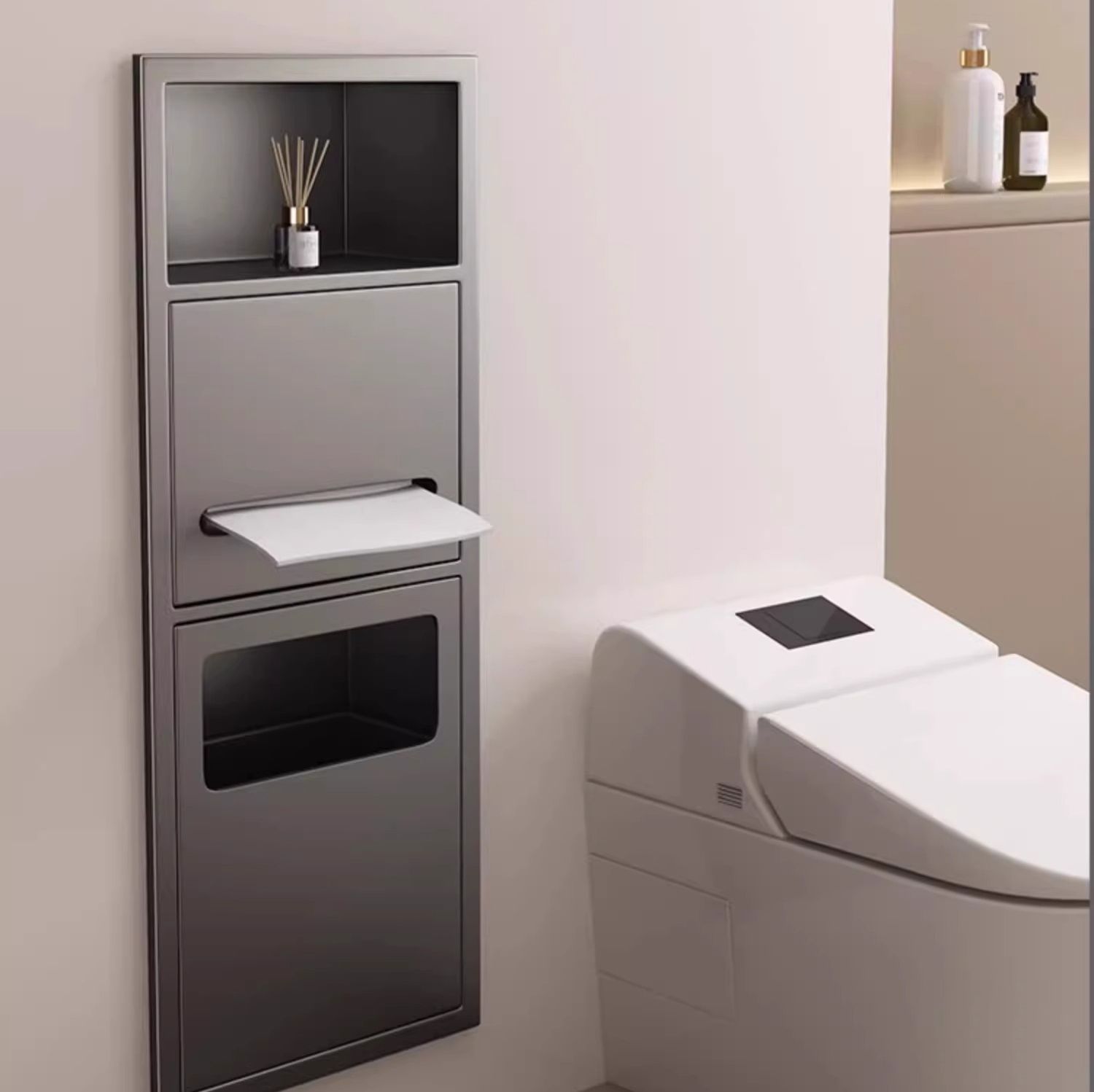 トイレ収納 多機能トイレ収納ユニット