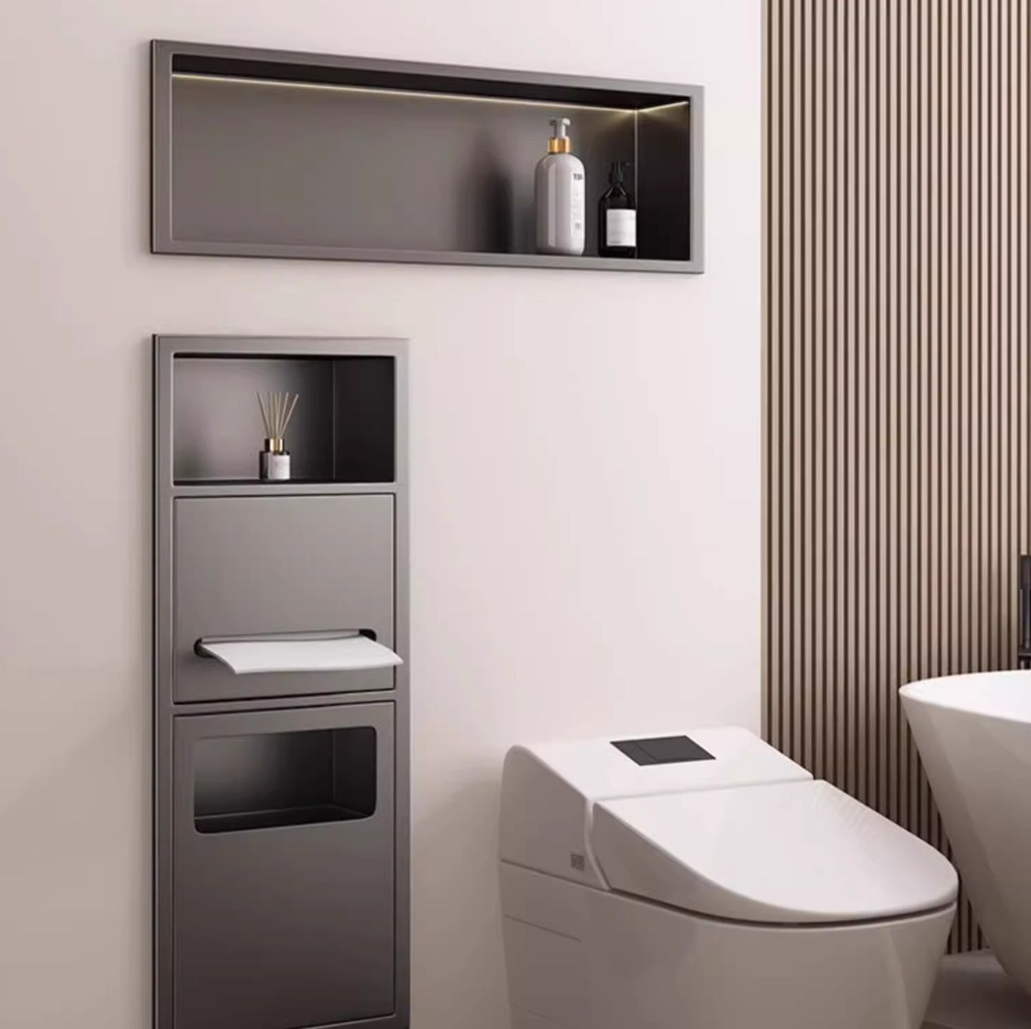 トイレ収納 多機能トイレ収納ユニット