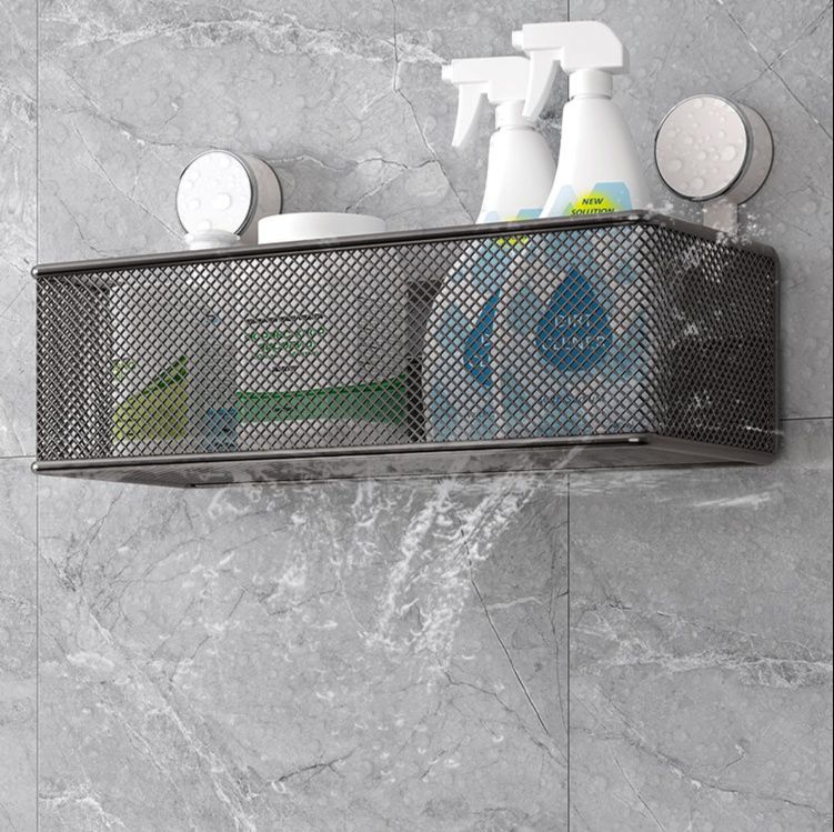 トイレ収納 メッシュ壁掛けトイレバスケット