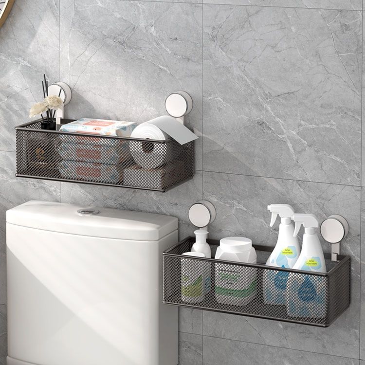 トイレ収納 メッシュ壁掛けトイレバスケット
