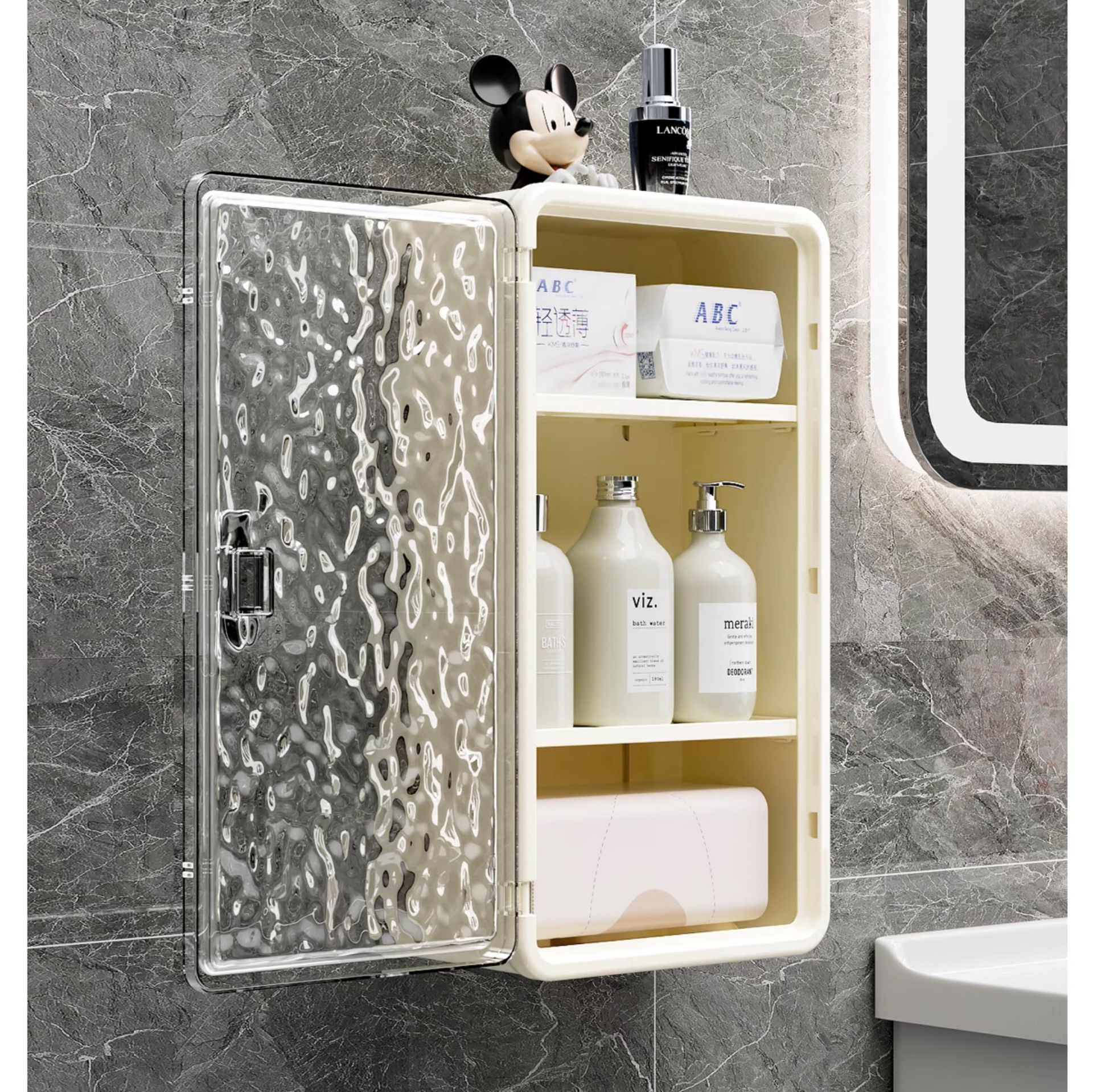 トイレ収納 防水トイレットペーパー収納ケース