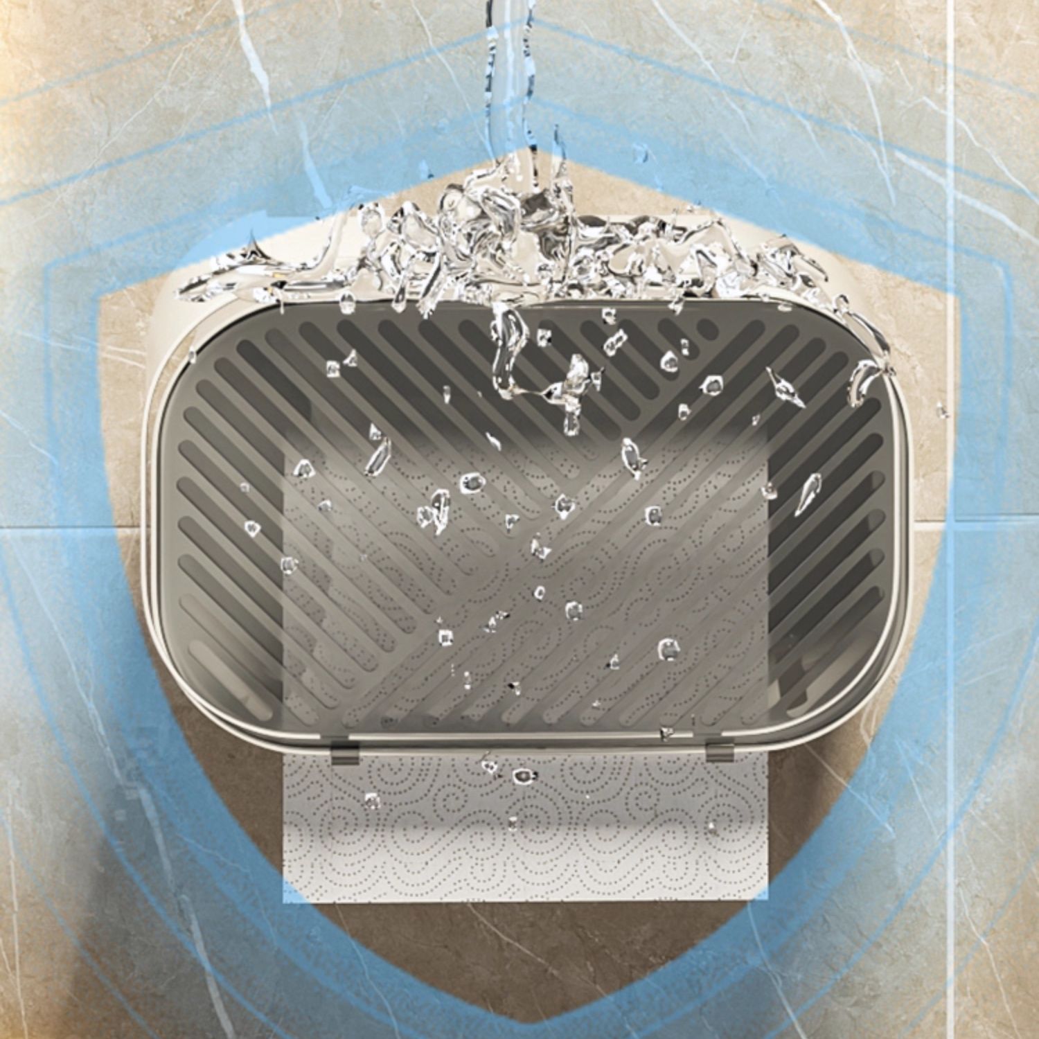 トイレ収納 多機能壁掛けトイレットペーパーホルダー