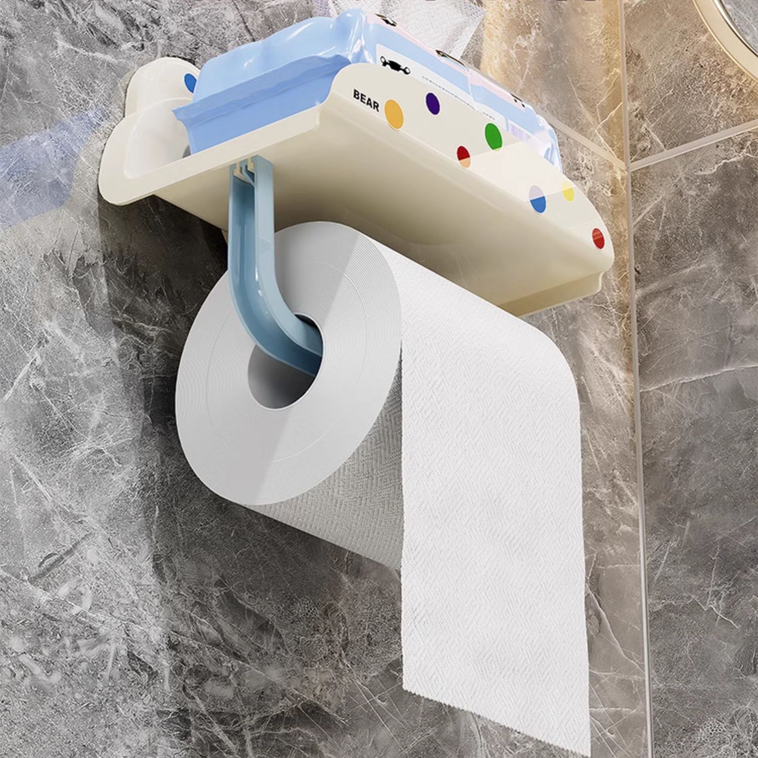 トイレ収納 多機能トイレットペーパーホルダー収納台