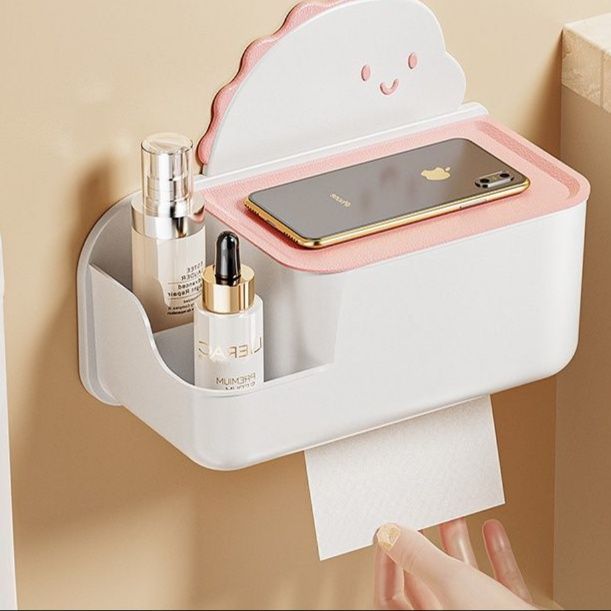 トイレ収納 多機能壁掛けペーパーボックス