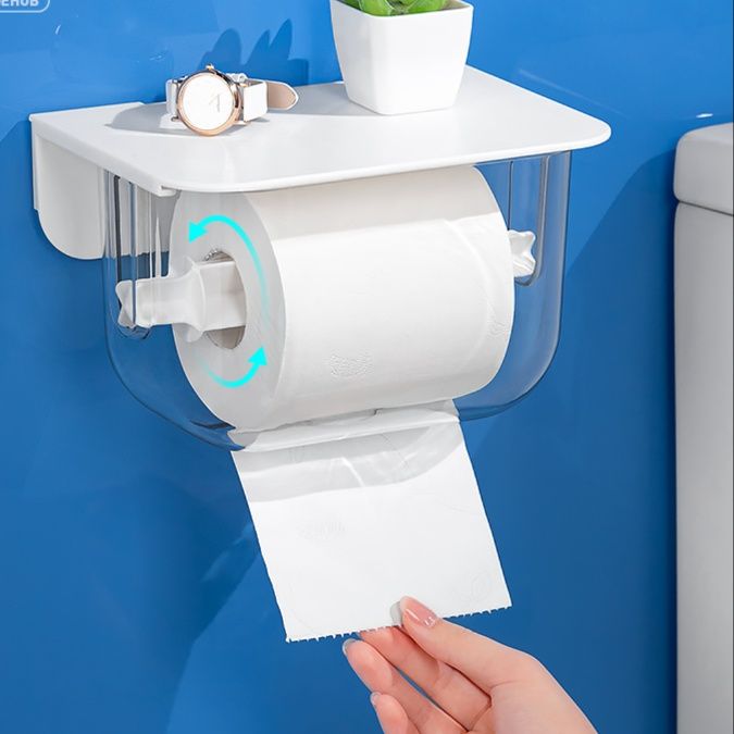 トイレ収納 多機能壁掛けトイレットペーパーホルダー