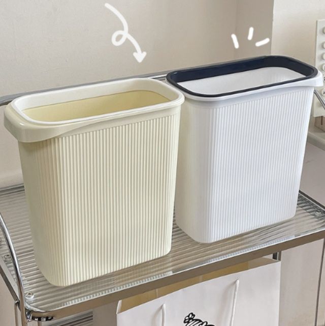 トイレ収納 縦型リブ加工スリム清潔ごみ箱