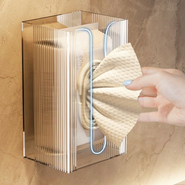 トイレ収納 壁掛け式大開口ハンドペーパーケース