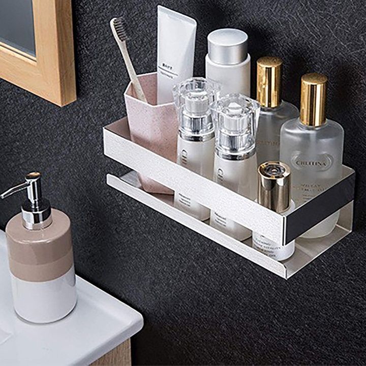 トイレ収納 壁掛け式ステンレス小物整理棚