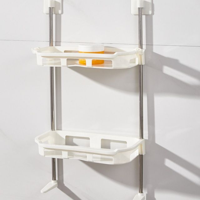 トイレ収納 壁掛け二段式トイレ収納棚