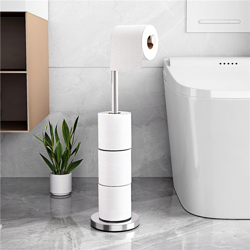 トイレ収納 縦型トイレットペーパー収納スタンド