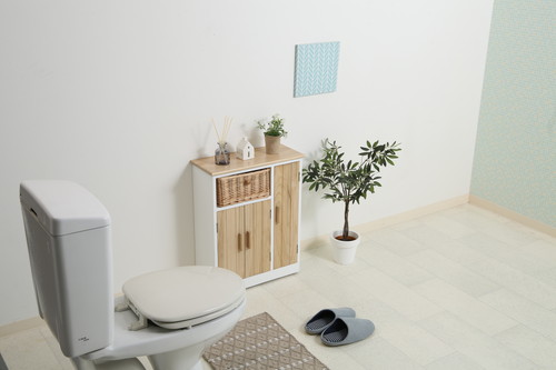 トイレ収納 多機能収納棚 ポーラ 幅広タイプ トイレ用