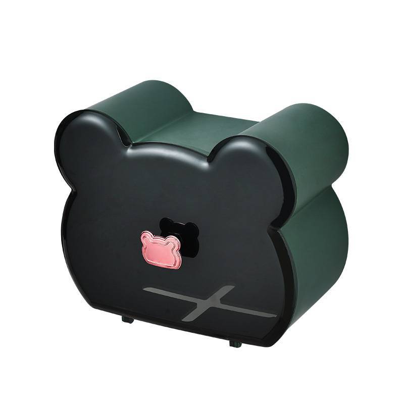 トイレ収納 くま型磁気吸着多機能ハンドペーパーケース