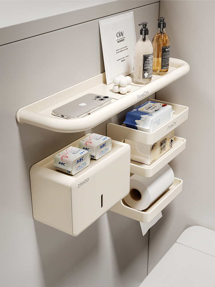 トイレ収納 多機能壁掛けトイレ収納ラック