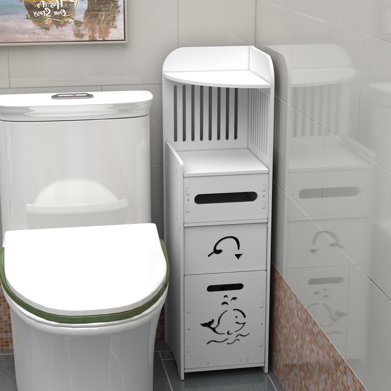 スマートトイレ収納キャビネット