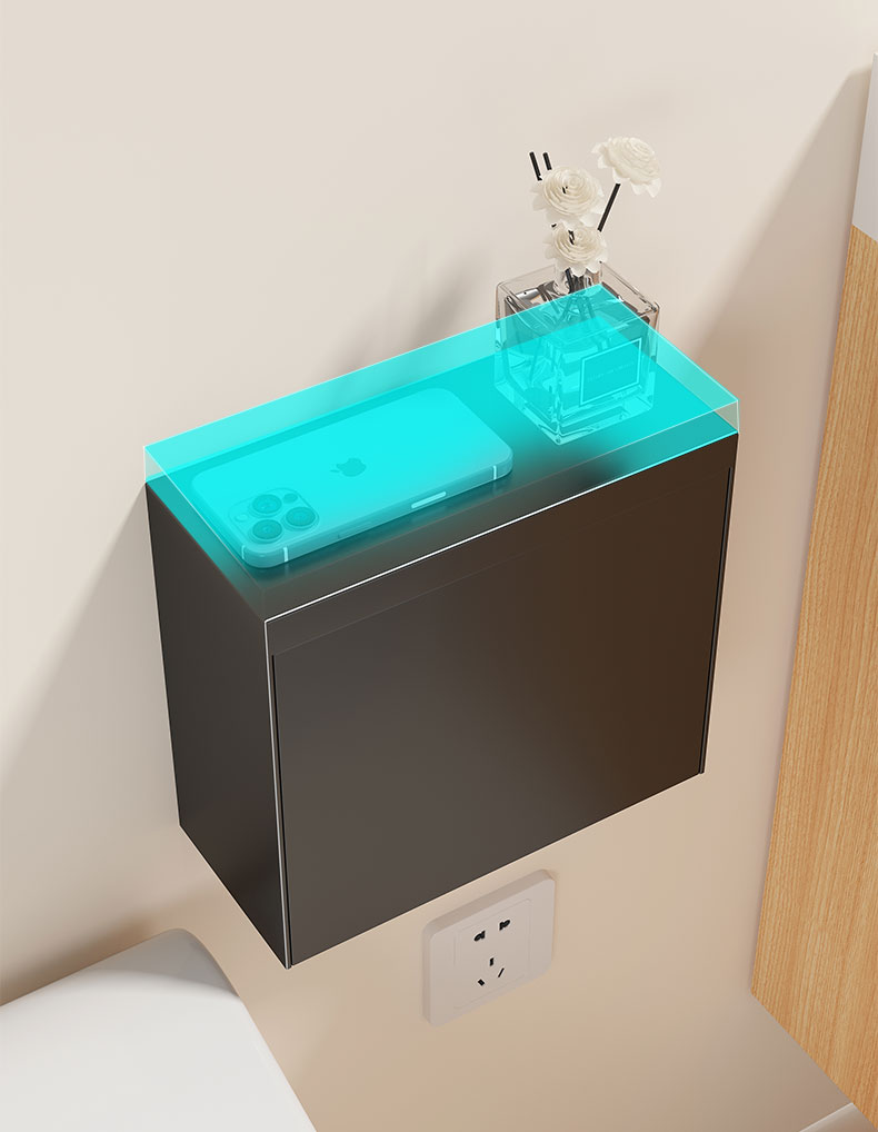 トイレ収納 壁掛け収納ボックス トイレットペーパー