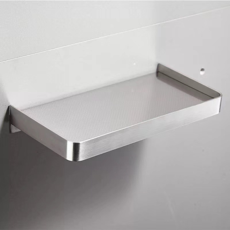 トイレ収納 壁掛け式ステンレス製小物置き棚