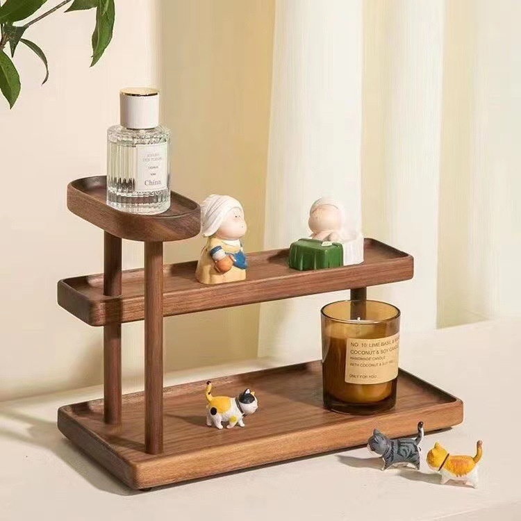 トイレ収納 木製多段棚 収納整理ラック トイレ棚