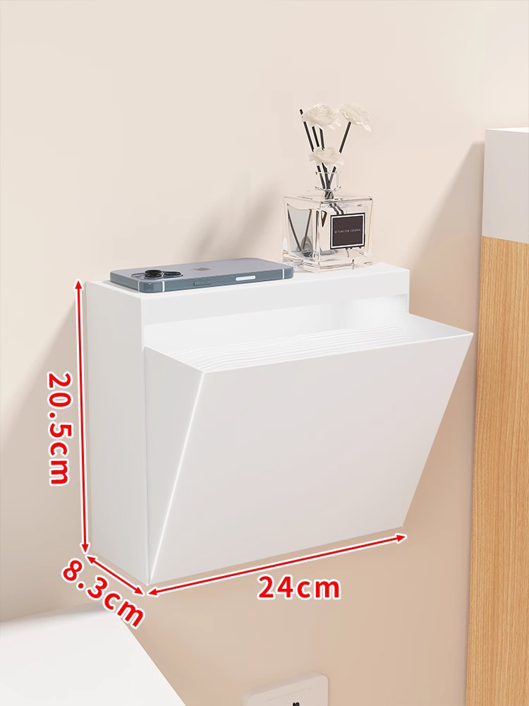 トイレ収納 壁掛け収納ボックス トイレットペーパー