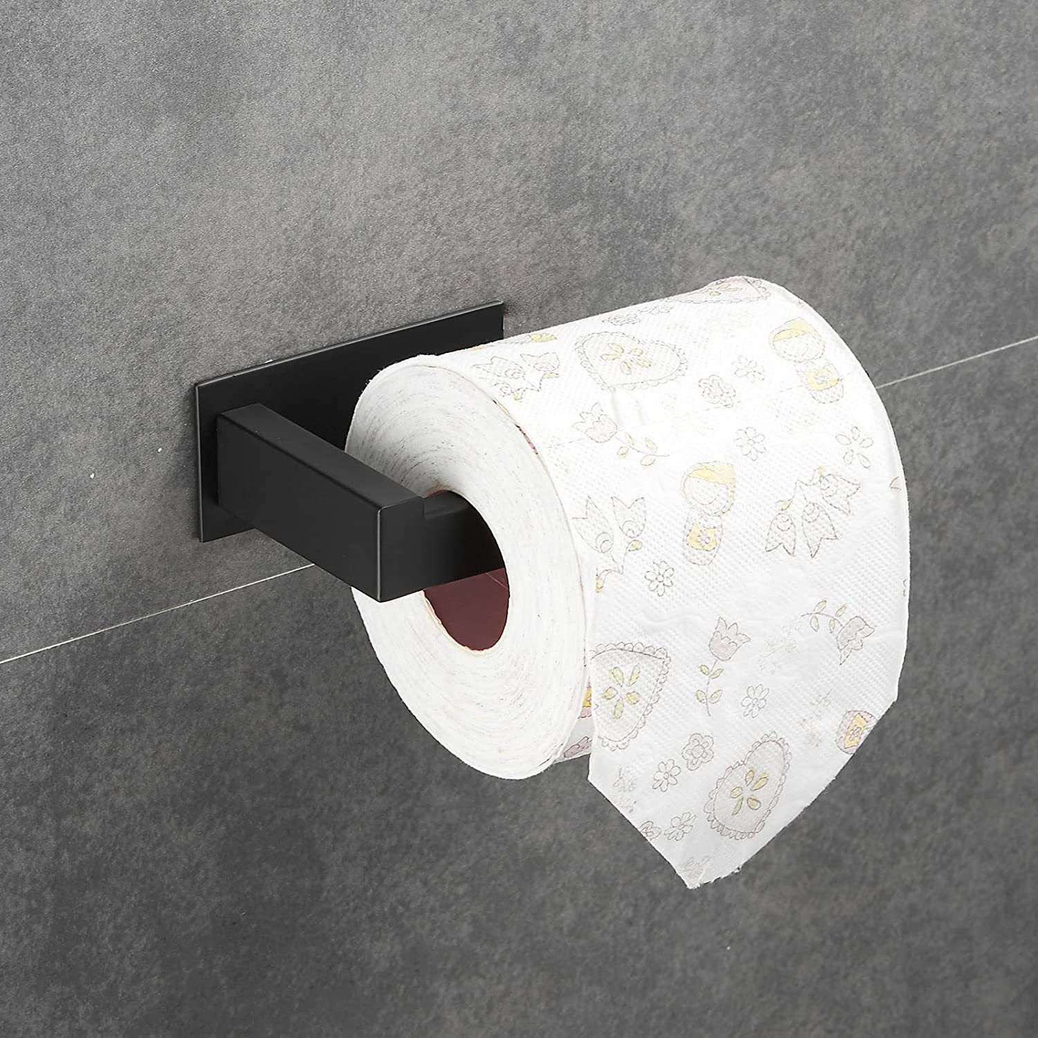 トイレ収納 角型スリムトイレットペーパーホルダー