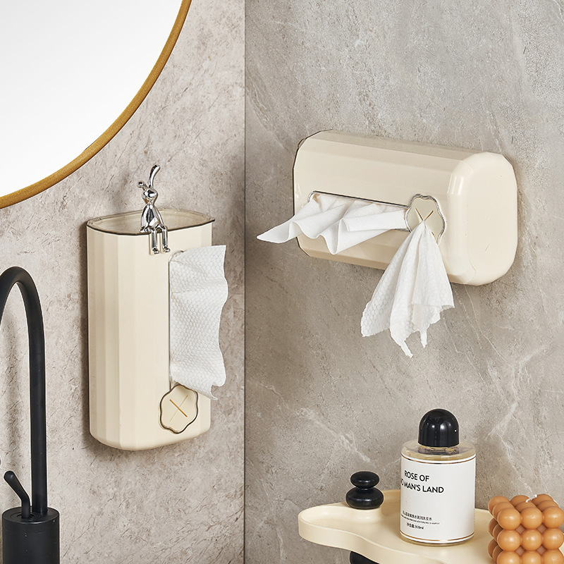トイレ収納 壁掛け式多機能ハンドペーパーケース