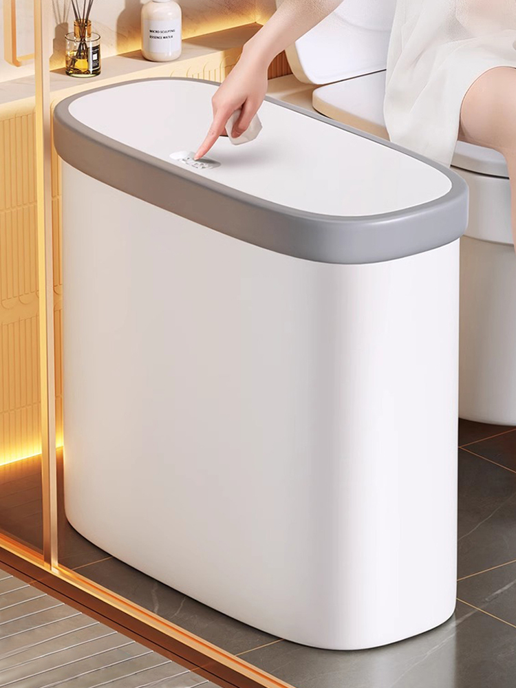 トイレ収納 薄型ワンタッチサニタリーボックス